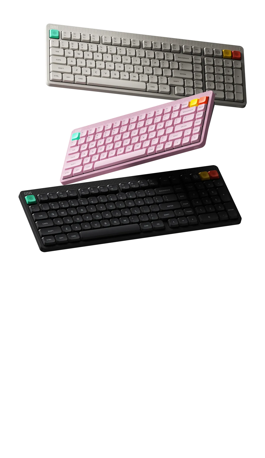 Retro Mechanical Keyboards with Touch Controls - NuPhy Node Series